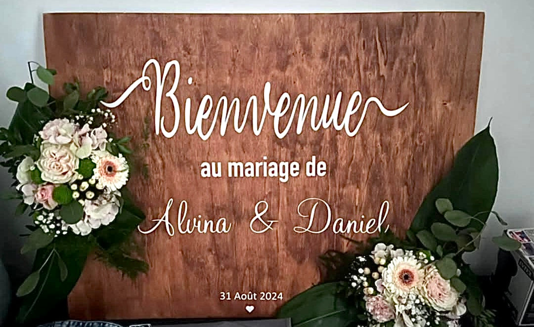 Affiche de bienvenue ' Evénement'