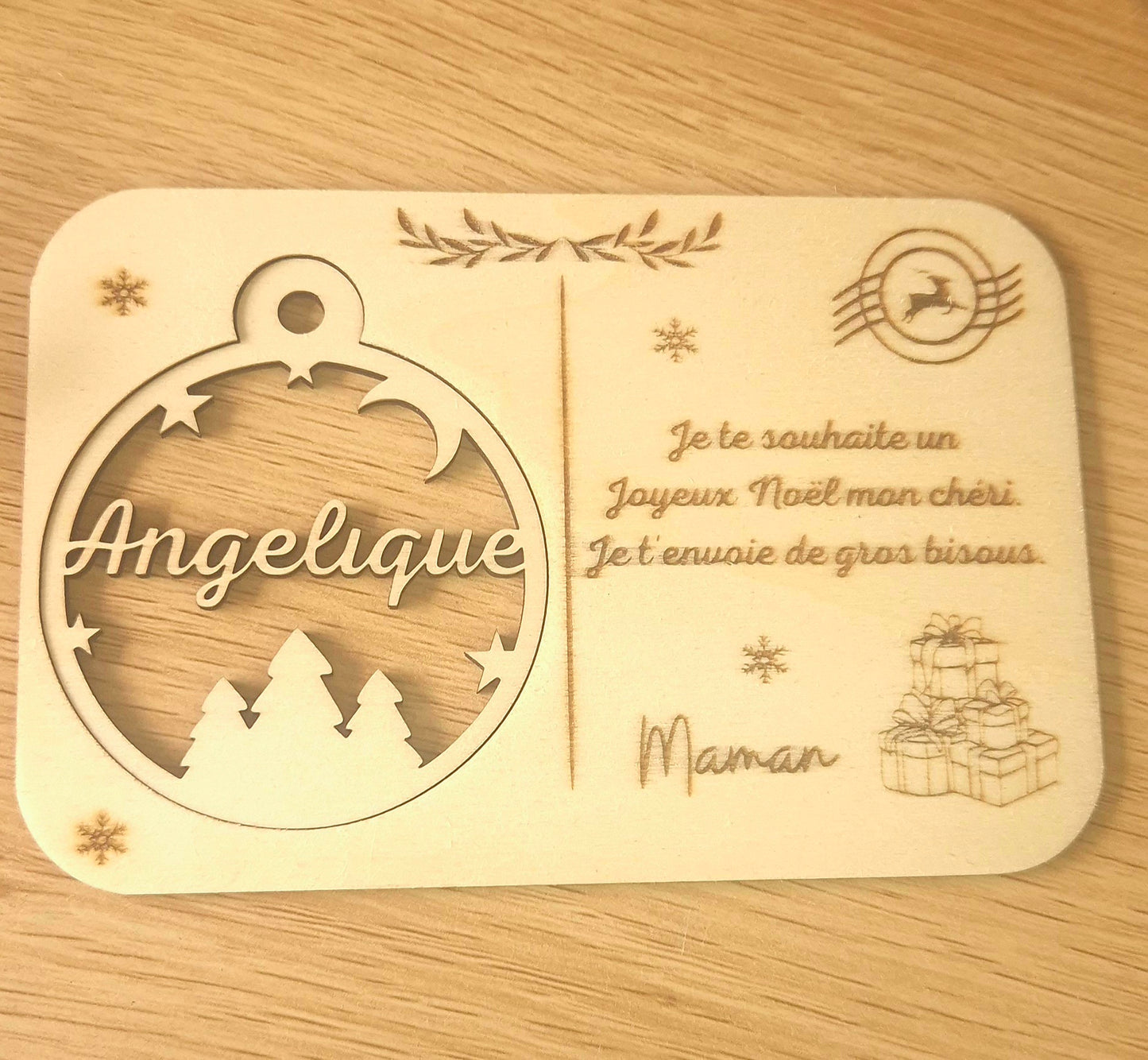 Classique – Boule de Noël Personnalisée à Offrir