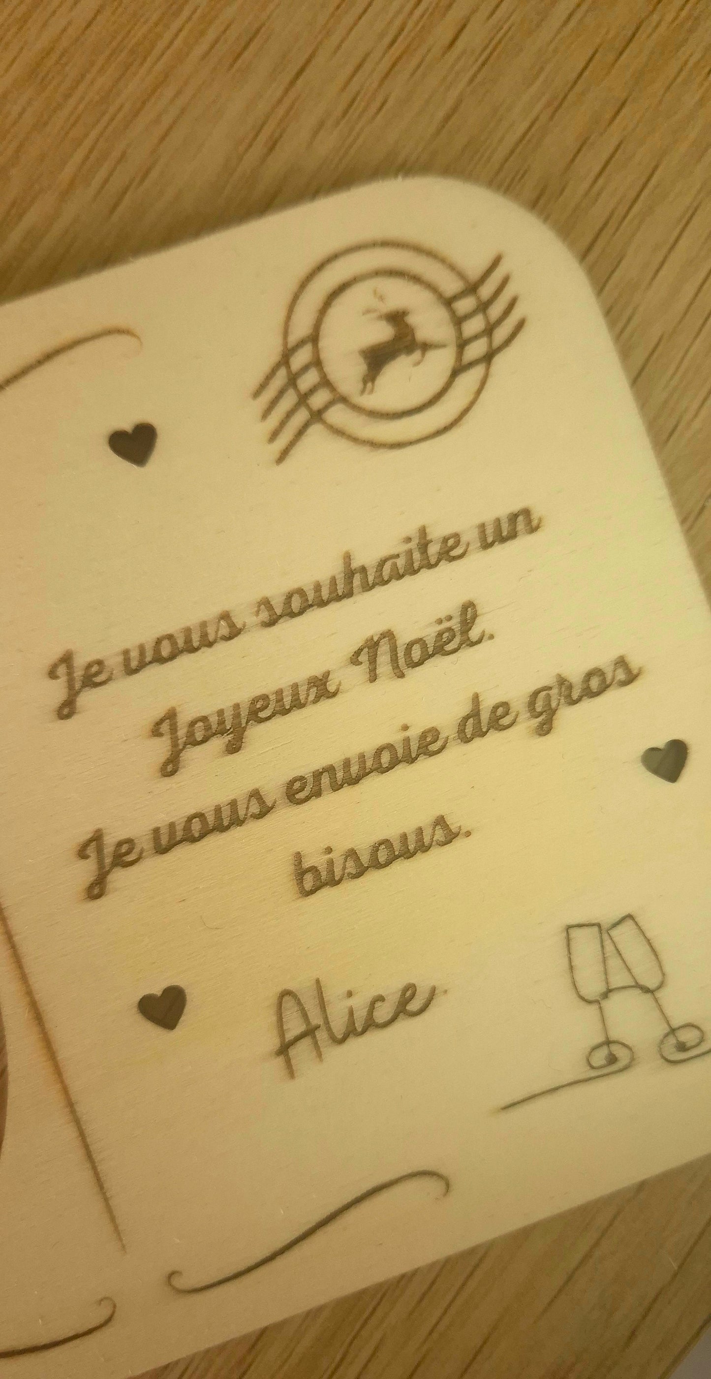 1er Noël Mariés – Boule de Noël Personnalisée