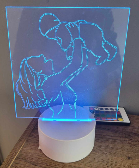 Lampe LED personnalisée