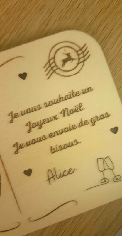 1er Noël Mariés – Boule de Noël Personnalisée