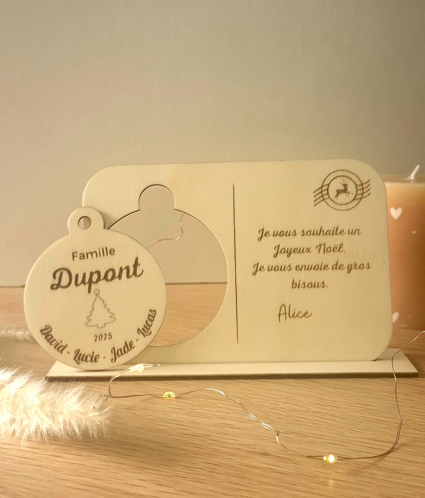 Famille – Boule de Noël Personnalisée