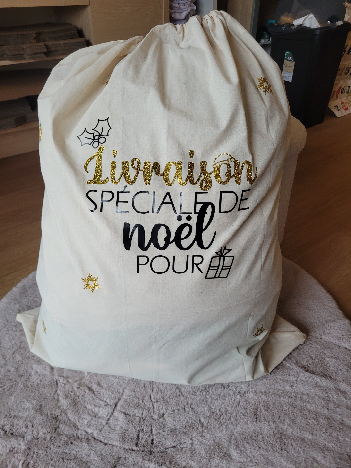 Hotte de Noël livraison spéciale