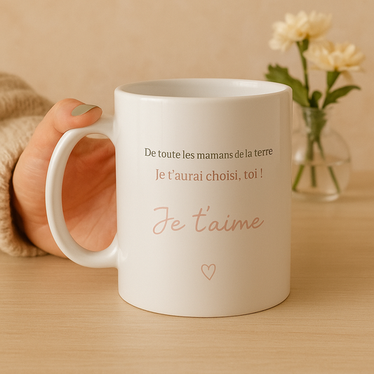 Mug personnalisé Bonne fête Maman